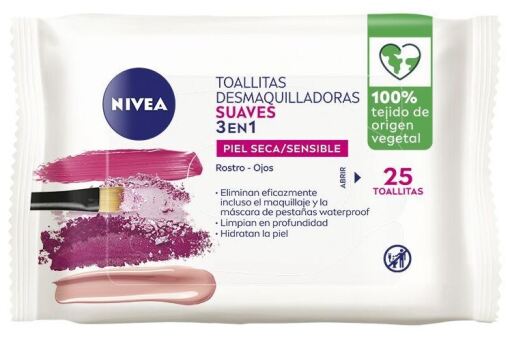 Nivea Salviette morbide struccanti 3 in 1 25 unit&agrave;