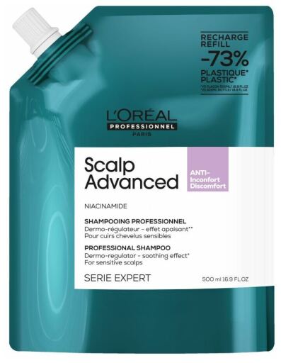 L'Or&eacute;al Professionnel Scalp Advanced Shampoo Professionale Ricarica 500 ml