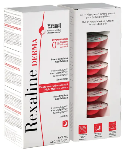 Rexaline Derma Night Maschera in crema 6 x 3 ml