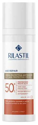 Rilastil Sun System Age Repair Crema Protettiva Antirughe SPF 50+ 50 ml