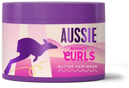 Aussie Maschera per capelli al burro ricci elastici 450 ml