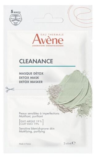 Av&egrave;ne Maschera Detox Cleanance 2 x 6 ml
