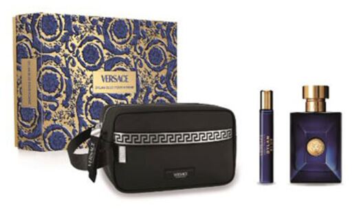 Versace Custodia Dylan blu da 3 pezzi