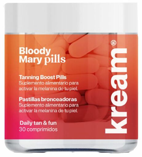 Kream Bloody Mary Pills Compresse abbronzanti 30 unit&agrave;