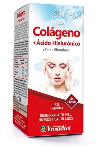 Zentrum Ac. Acido Ialuronico e Collagene 30 Capsule
