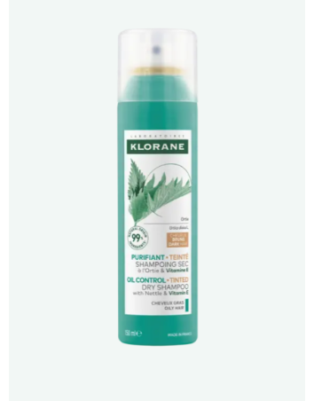 Klorane Shampoo secco esfoliante all'ortica con colore 150 ml