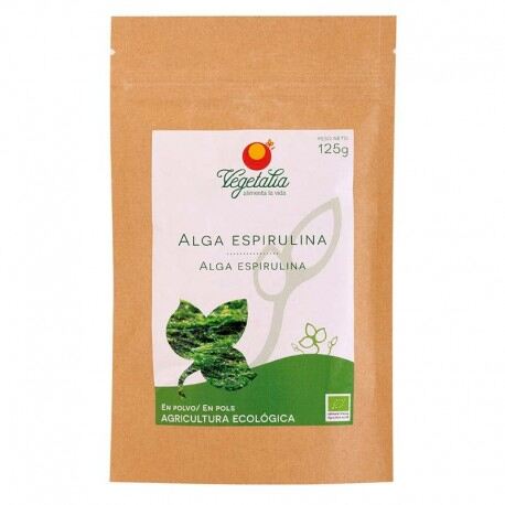 vegetalia Polvere di Alga Spirulina 125 gr Bio