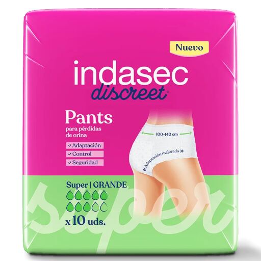 Indasec Pantaloni discreti super grandi 10 unit&agrave;