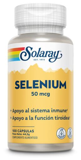 Solaray Selenio 50 mcg 100 capsule