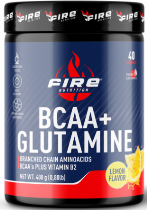 Fire Nutrition BCAA + Glutammina al Limone 400 gr