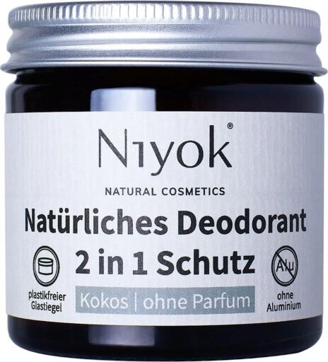 Niyok Deodorante + Antitraspirante Senza Profumo 40 ml