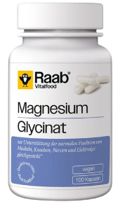 Raab Vitalfood Magnesio Glicinato 600Mg 100 Capsule