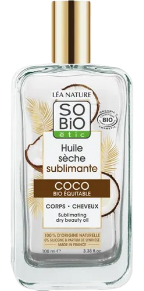 SO'BiO &eacute;tic Olio Secco di Cocco Biologico 100 ml