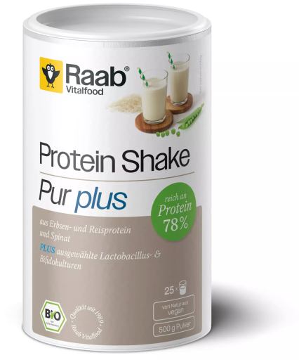 Raab Vitalfood Proteine Pure 78 Polvere 500 gr Bio Vegan