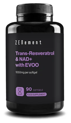 Zenement Trans Resveratrolo-Nad+ con EVOO 90 Capsule