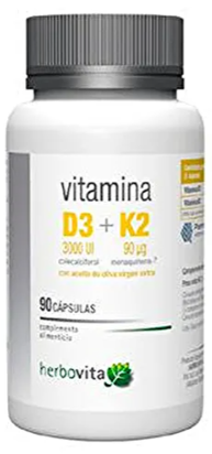 Herbovita Vitamina D3+K2 90 cap