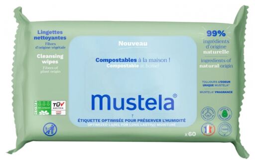 Mustela Salviette per la pulizia 60 unit&agrave;