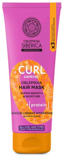 Natura Siberica Oblepikha OCurl Control Maschera per capelli 200 ml