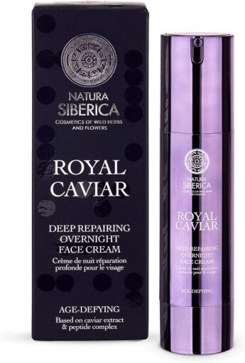 Natura Siberica Crema viso riparatrice notte Royal Caviar 50 ml