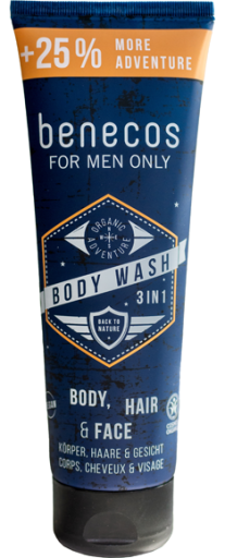 Benecos Bagnodoccia 3 in 1 per uomo 250 ml