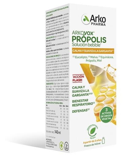 Arkopharma Sciroppo di menta e propoli Arkovox 140 ml