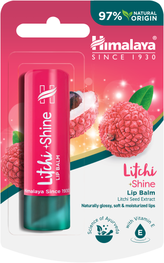 Himalaya Balsamo per labbra luccicante al litchi
