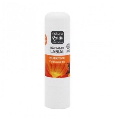 NaturaBIO Cosmetics Balsamo Labbra Nutriente Calendula Bio Plastic 9,5 gr