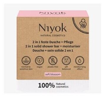 Niyok Detergente corpo Soft Blossom con lozione 80 gr