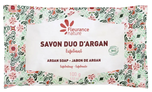 Fleurance Nature Duo Argan Sapone Esfoliante Rigenerante 100 gr Bio