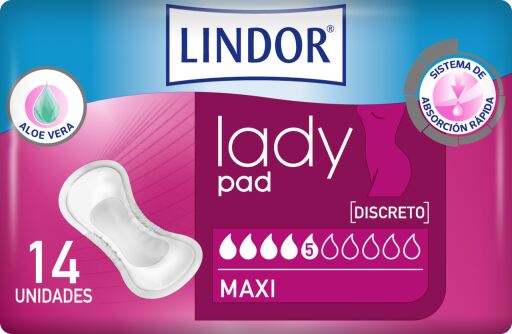 MoliCare Lindor Lady Pad Maxi 5 Gocce 14 Unit&agrave;