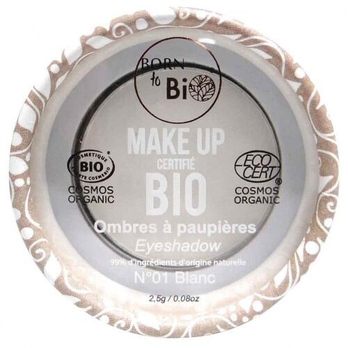Born To Bio Ombretto biologico N1 Bianco 2,5 gr