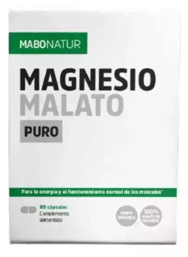 Mabonatur Malato di magnesio puro 80 capsule