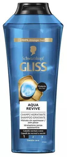 Schwarzkopf Gliss Aqua Revive Shampoo Idratante 400 ml