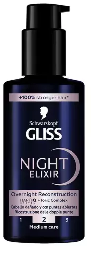 Schwarzkopf Gliss Night Elixir Serum per doppie punte 100 ml