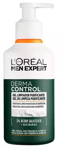 L'Or&eacute;al Paris Men Expert Derma Control Gel Detergente Purificante 260 ml