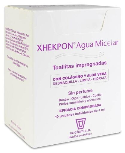 Vectem Xhekpon Acqua Micellare 10 Salviette 4 ml