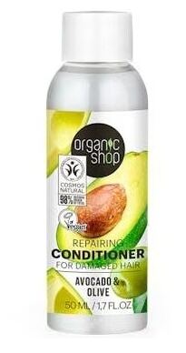 Organic Shop Balsamo e Riparatore Capelli Danneggiati con Avocado 50ml