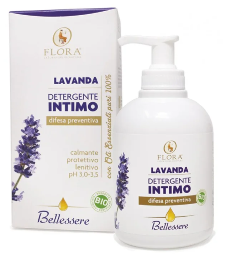 Flora Gel intimo alla lavanda lenisce, protegge e ammorbidisce 250 ml