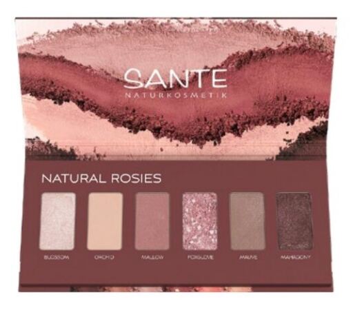 Naturcosmetika Palette di ombretti 6 colori Natural Rosies 6 gr