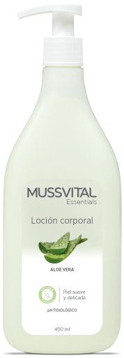 Mussvital Latte corpo all'aloe vera 400 ml