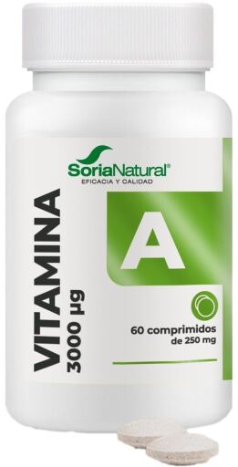 Soria Natural Vitamina A 60 compresse