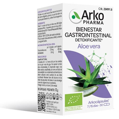 Arkopharma Arkocapsulas Aloe Vera 30 Capsule