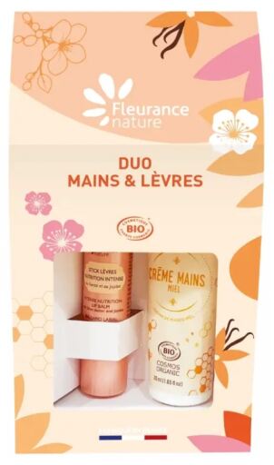 Fleurance Nature Duo Mains & L&egrave;vres Miele 2 Pezzi