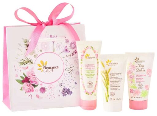 Fleurance Nature Borsa Trio Voyage Rosa da 3 pezzi