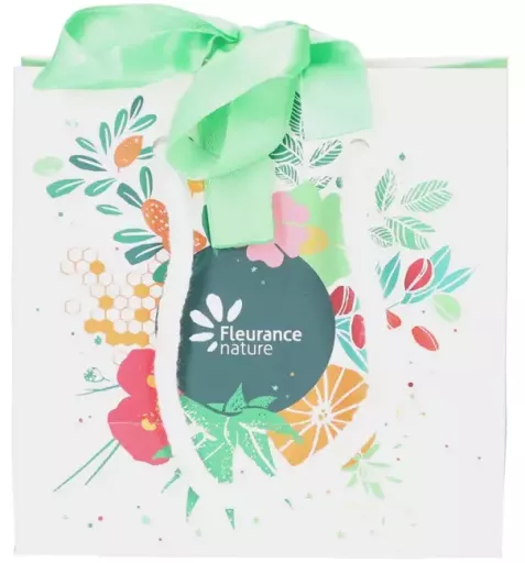 Fleurance Nature Piccola borsa con nastro giallo Duo Beauty Mani e Piedi Jr 2 pezzi