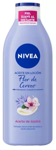 Nivea Lozione all'olio di fiori di ciliegio e jojoba 400 ml