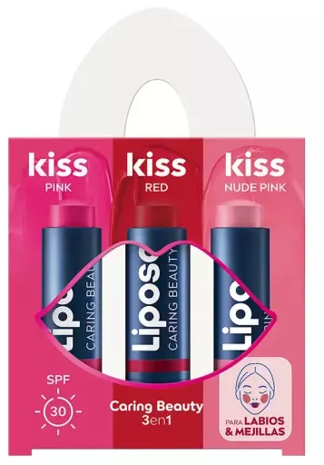 Kiss Kiss Kiss Pack 3 unit&agrave;