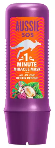Aussie Maschera riparatrice miracolosa SOS 1 Minute Miracle da 250 ml
