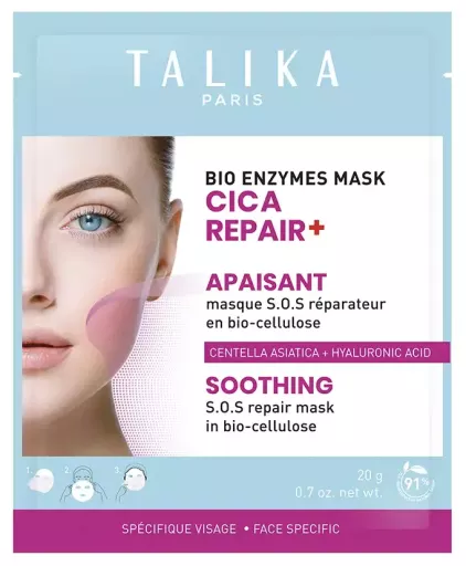 Talika Bio Enzymes Mask Cica Repair+ Maschera Riparatrice Lenitiva 20 gr