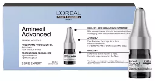L'Or&eacute;al Professionnel Fiale Aminexil Advanced con principi attivi dermatologici 10 x 6 ml